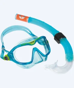 Discount Aqualung Combo snorkelsæt til børn (4-8) - Combo Mix - Lyseblå