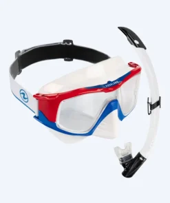 Discount Aqualung Combo snorkelsæt til junior - Vita - Hvid/sort