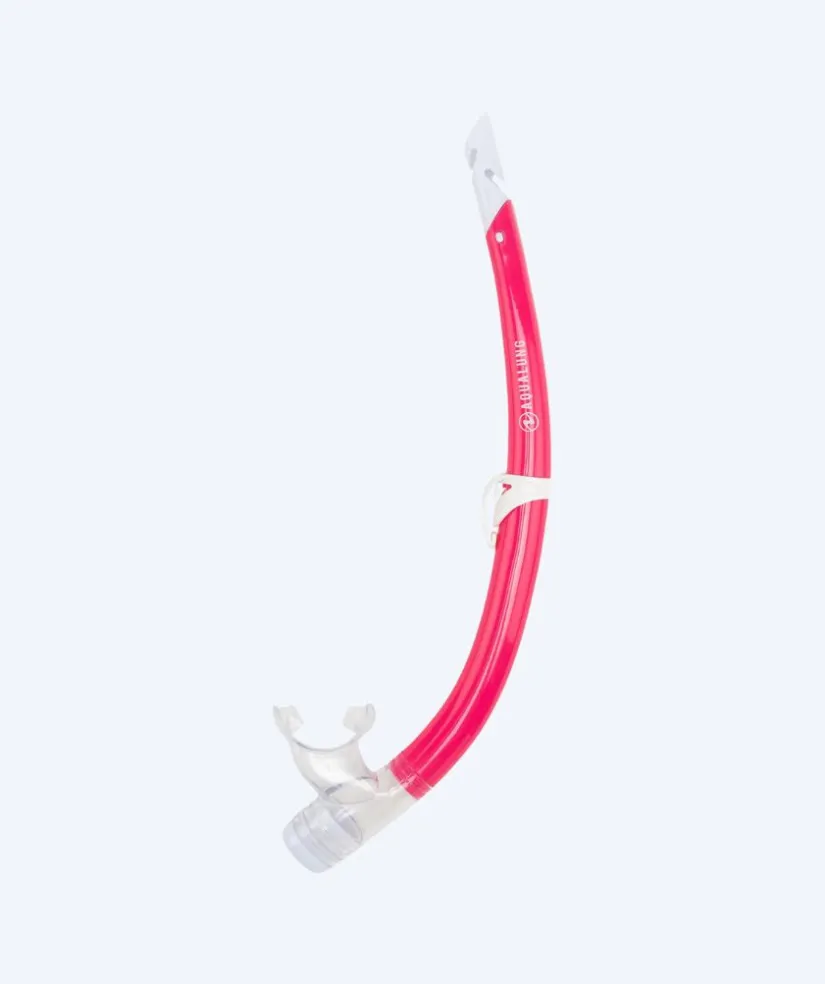 Clearance Aqualung Combo snorkelsæt til voksne - Saturn - Klar/lyserød