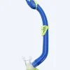 Discount Aqualung full-dry snorkel til børn - Baffin - Mørkeblå/grøn