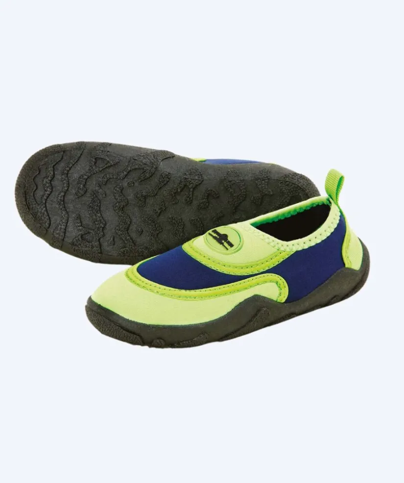 Clearance Aqualung neopren badesko til børn - Beachwalker - Grøn