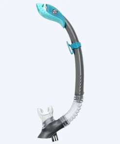 Clearance Aqualung semi-dry snorkel til voksne - FXS GO - Grå/lyseblå