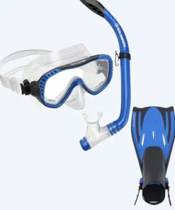 Discount Aqualung snorkelsæt til voksne - Pakala - Blå/sort
