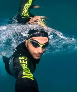 Clearance Aquasphere motions dykkerbriller - Kayenne - Sort/grøn