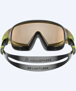 New Aquasphere svømmemaske - DEFY. Ultra Indigo - Sort/blå (Mirror linse)