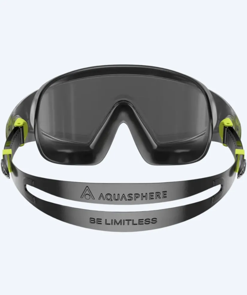Hot Aquasphere svømmemaske - DEFY. Ultra Indigo - Sort (Smoke linse)