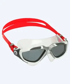Discount Aquasphere svømmemaske - Vista - Hvid/rød (Smoke linse)