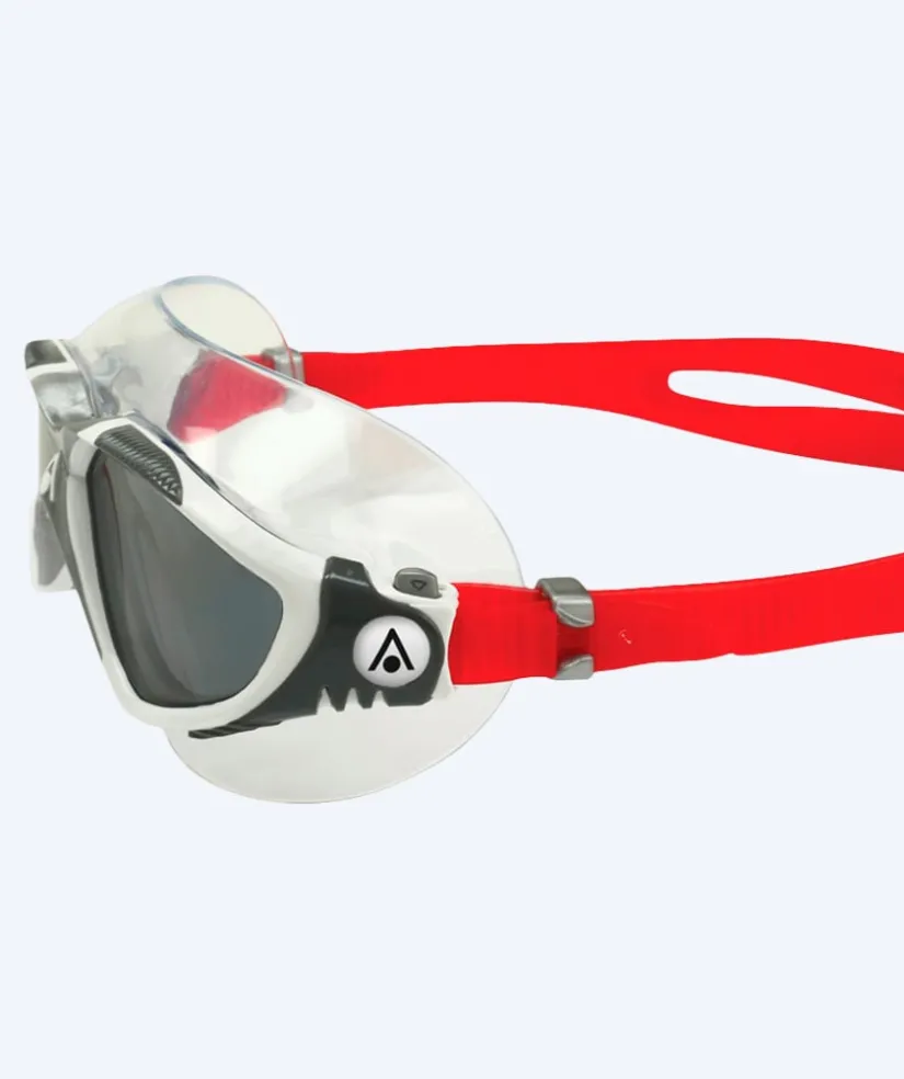 Discount Aquasphere svømmemaske - Vista - Hvid/rød (Smoke linse)