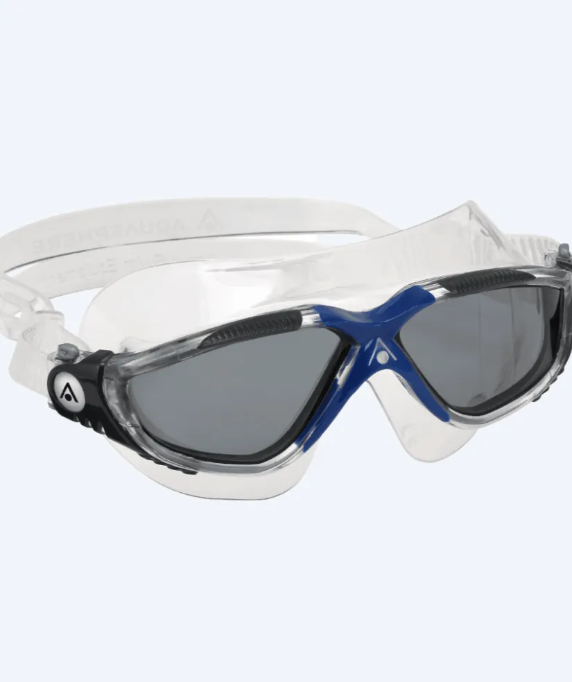 Discount Aquasphere svømmemaske - Vista - Klar/blå (Smoke linse)