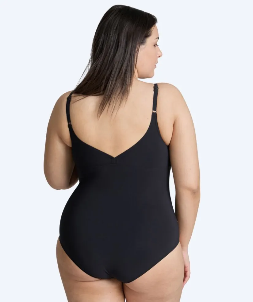 Hot Arena badedragt i plus size til damer - Bodylift Laura - Sort