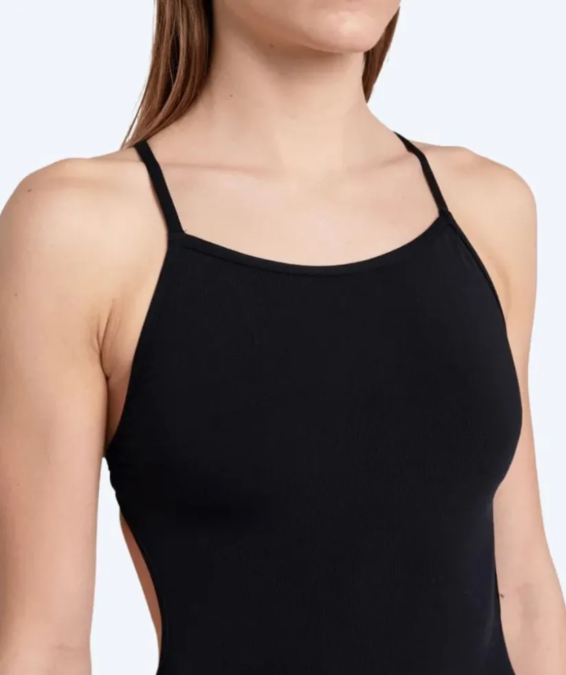 Clearance Arena badedragt til damer - Solid Lace Back - Sort