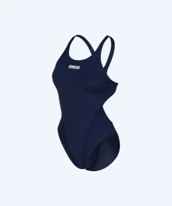 Online Arena badedragt til damer - Team Swim Tech Solid - Mørkeblå