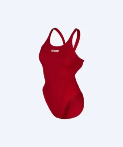 Best Arena badedragt til damer - Team Swim Tech Solid - Rød