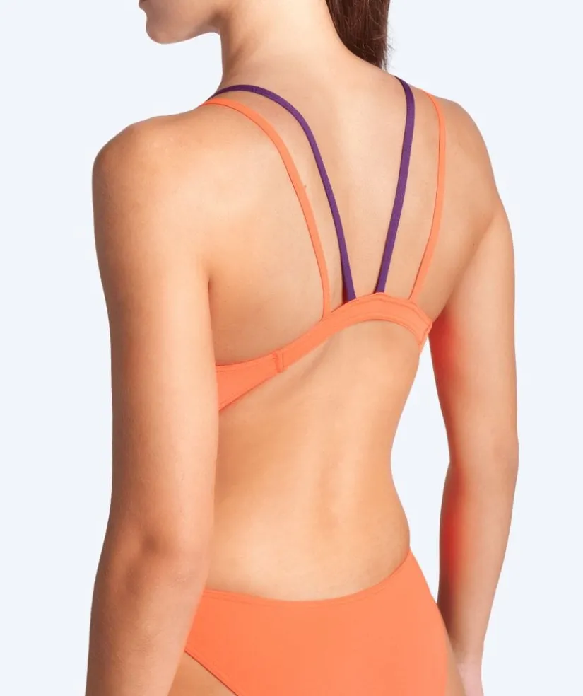 New Arena badedragt til damer - Tech Multi Solid - Orange/lilla