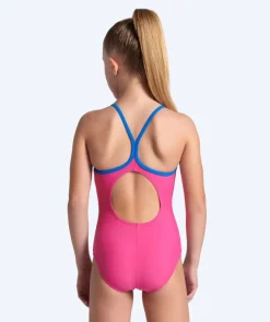 Clearance Arena badedragt til piger - Daly Light Drop Back - Lyserød/lilla