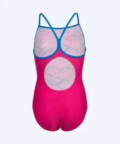 Clearance Arena badedragt til piger - Daly Light Drop Back - Lyserød/lilla