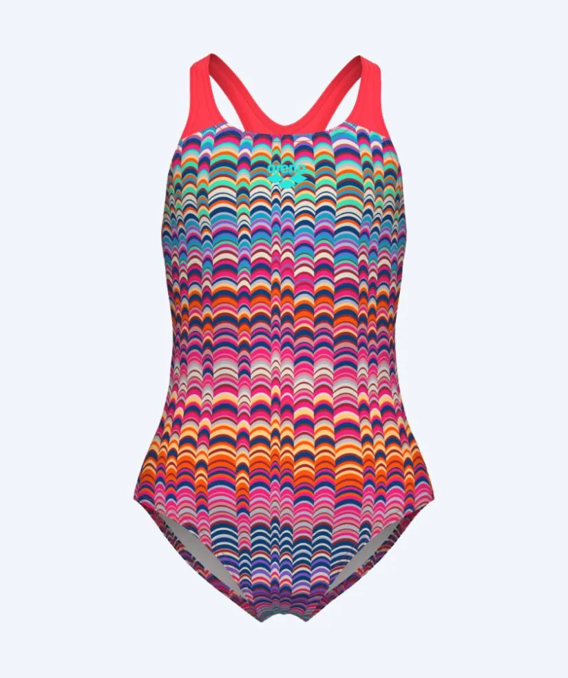 Discount Arena badedragt til piger - Ondulation - Multi/orange