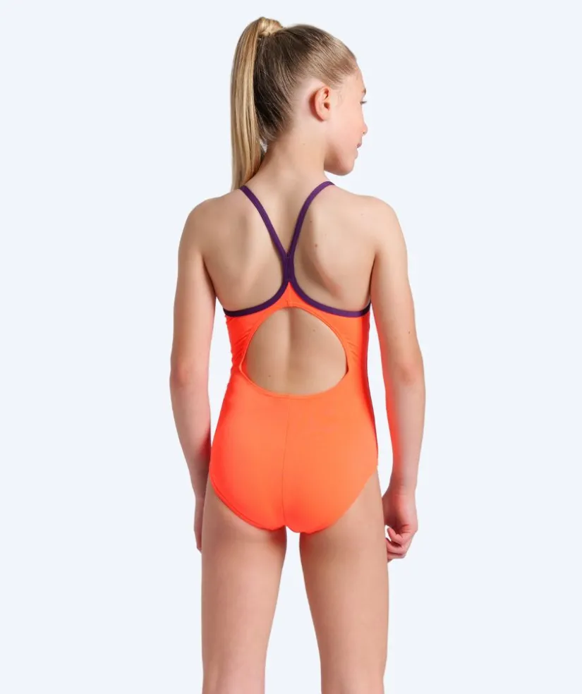 Online Arena badedragt til piger - Pastime - Orange/lilla