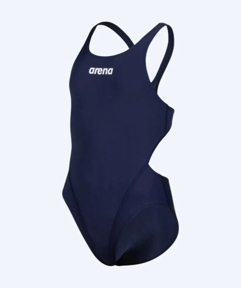 Sale Arena badedragt til piger - Team Swim Tech Solid - Mørkeblå
