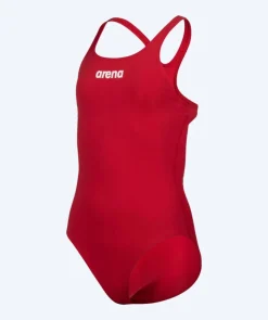 Outlet Arena badedragt til piger - Team Swim Pro Solid - Rød