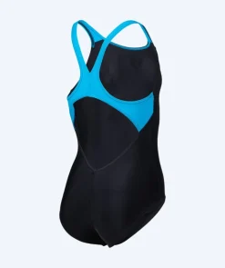 Clearance Arena badedragt til piger - Vortex V-Back - Sort