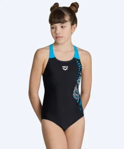 Clearance Arena badedragt til piger - Vortex V-Back - Sort