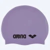 New Arena badehætte - Classic Silicone - Lilla/sort