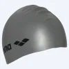 Discount Arena badehætte - Classic Silicone - Grå/sølv