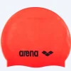 New Arena badehætte - Classic Silicone - Rød/sort