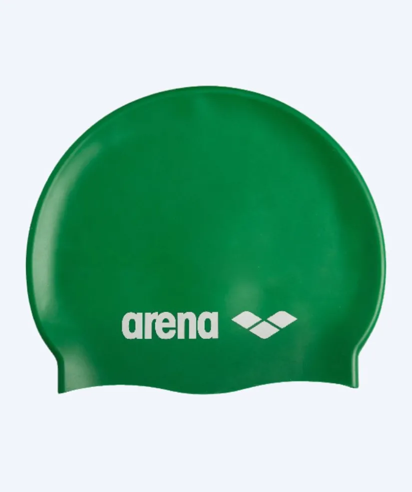 Hot Arena badehætte - Classic Silicone - Grøn