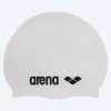 Sale Arena badehætte - Classic Silicone - Hvid/sort