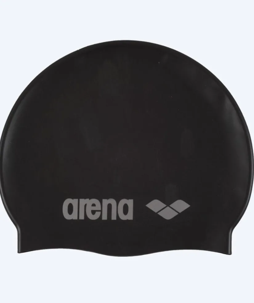 New Arena badehætte til junior (6-12) - Classic Silicone - Sort