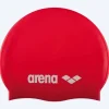 Arena badehætte til junior (6-12) - Classic Silicone - Rød