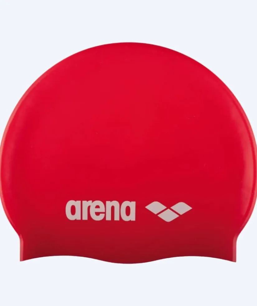 Arena badehætte til junior (6-12) - Classic Silicone - Rød