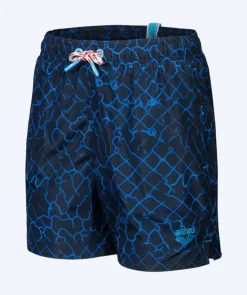 Hot Speedo Arena badeshorts til drenge - Water Prints - Mørkeblå