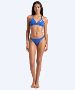 Outlet Arena bikini overdel til damer - Solid Tie Back - Blå