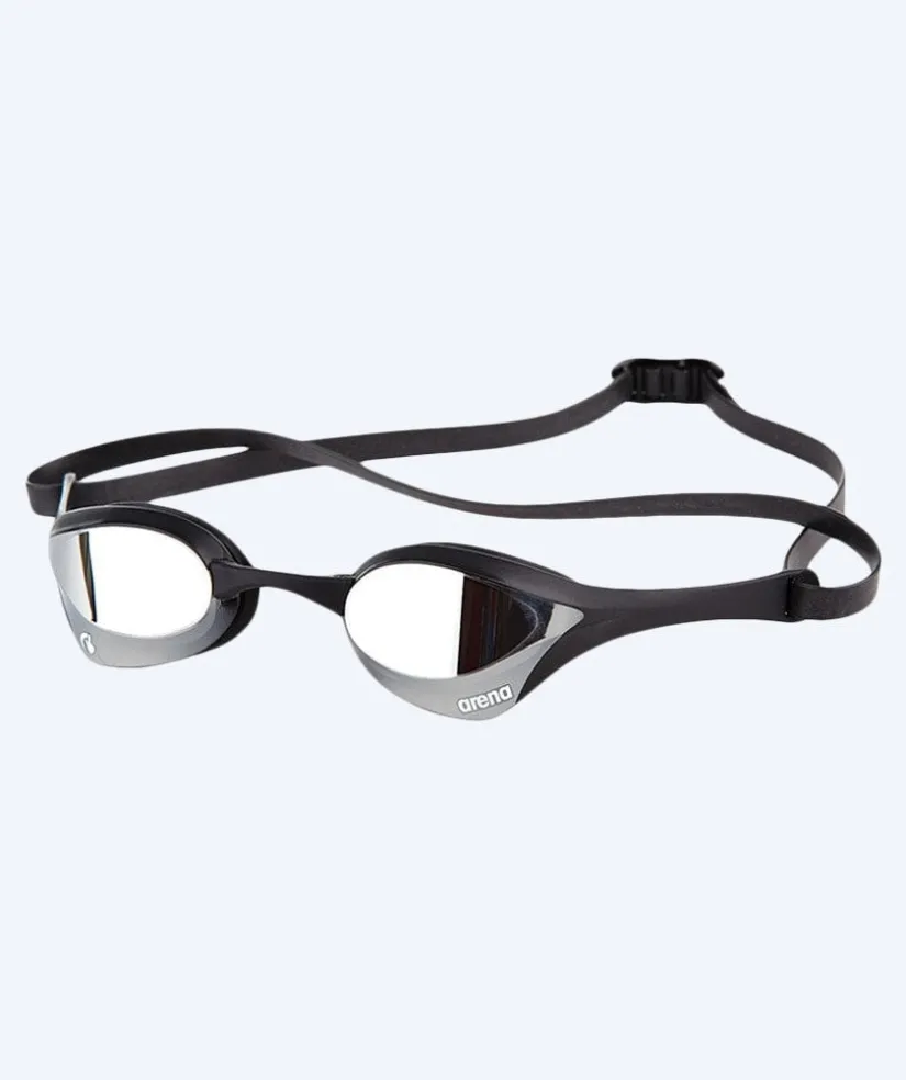 Arena Elite svømmebriller - Cobra Ultra SWIPE Mirror - Sort/sølv