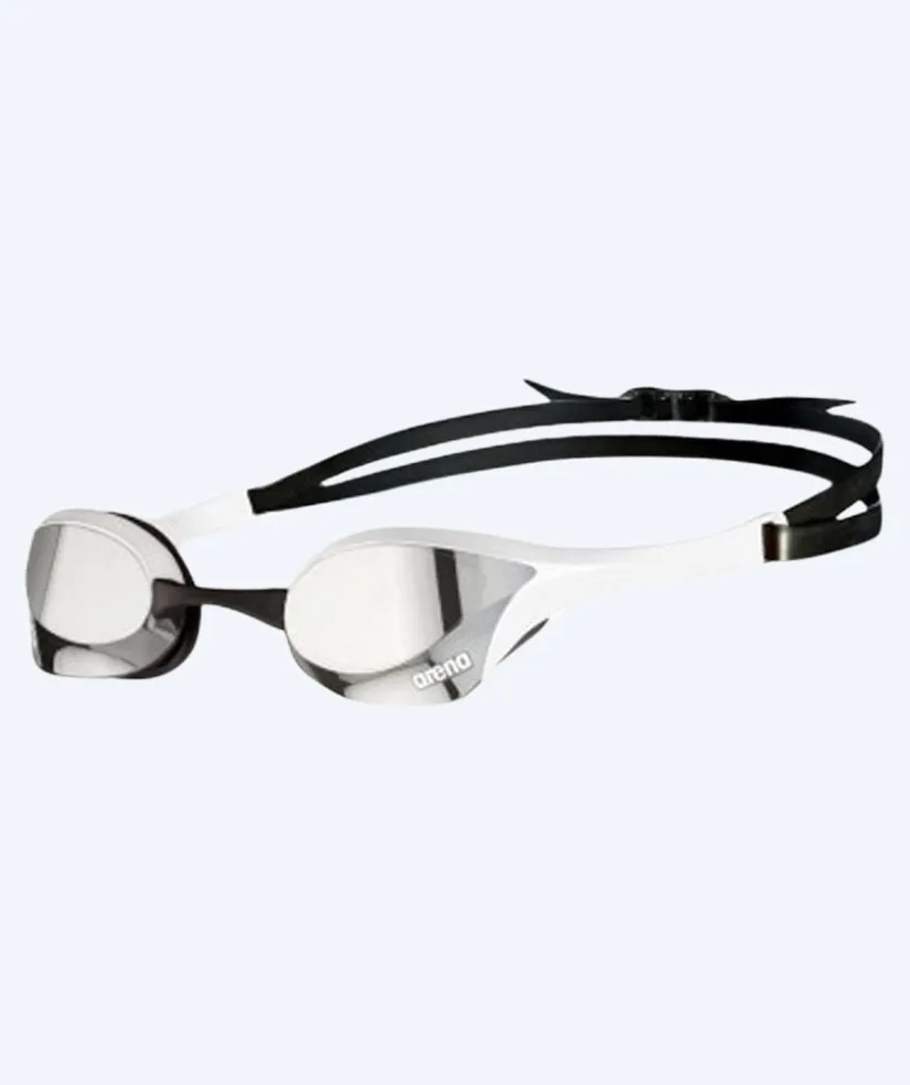 Outlet Arena Elite svømmebriller - Cobra Ultra SWIPE Mirror - Hvid/sølv
