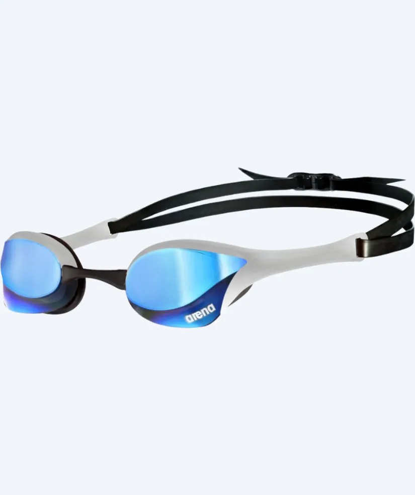 Hot Arena Elite svømmebriller - Cobra Ultra SWIPE Mirror - Hvid/blå