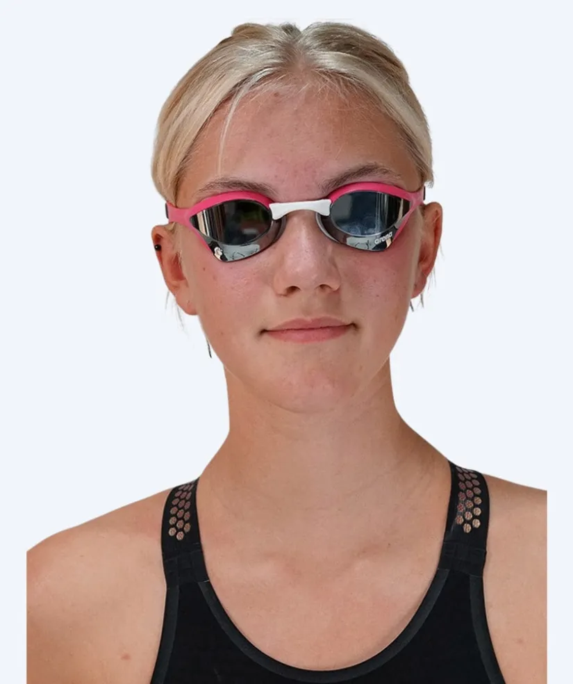 Sale Arena Elite svømmebriller - Cobra Ultra SWIPE Mirror - Mørkeblå/sølv