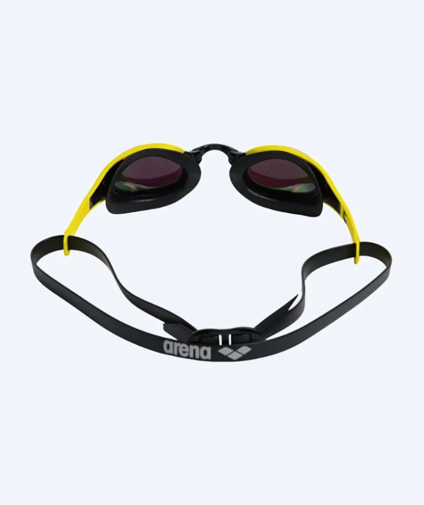 Hot Arena Elite svømmebriller - Cobra Edge SWIPE Mirror - Gul/grøn