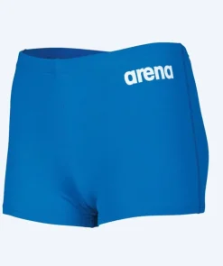 Arena firkantede badebukser til drenge - Team Solid - Blå