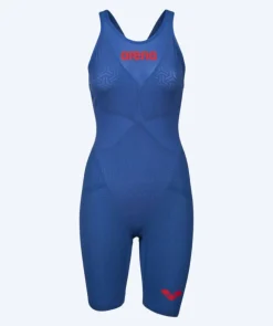 Hot Arena konkurrence badedragt til damer - Carbon Glide - Ocean Blue