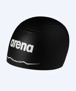 Best Arena konkurrence badehætte - Aquaforce Wave Cap - Sort/hvid