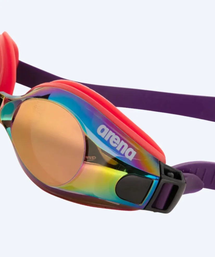 Online Arena motions svømmebriller - Zoom X-Fit Mirror - Lilla/pink