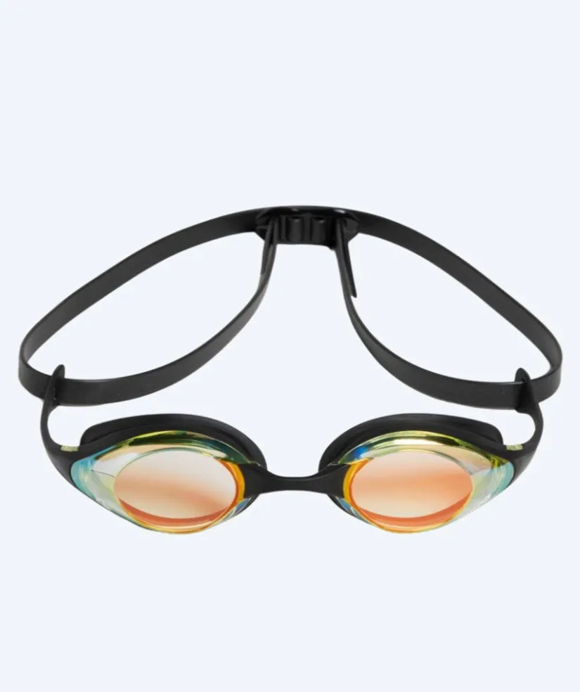 Clearance Arena svømmebriller - Cobra SWIPE Mirror - Sort/gul