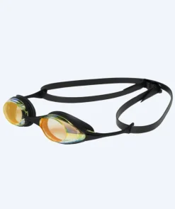 Clearance Arena svømmebriller - Cobra SWIPE Mirror - Sort/gul
