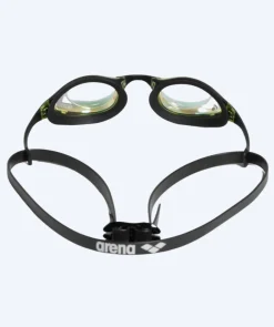 Clearance Arena svømmebriller - Cobra SWIPE Mirror - Sort/gul