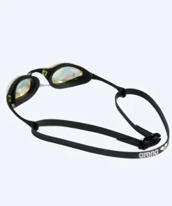 Clearance Arena svømmebriller - Cobra SWIPE Mirror - Sort/gul