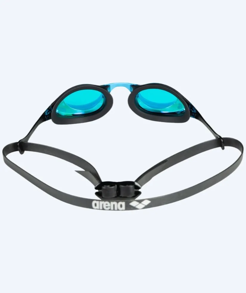Best Arena svømmebriller - Cobra SWIPE Mirror - Sort/aqua